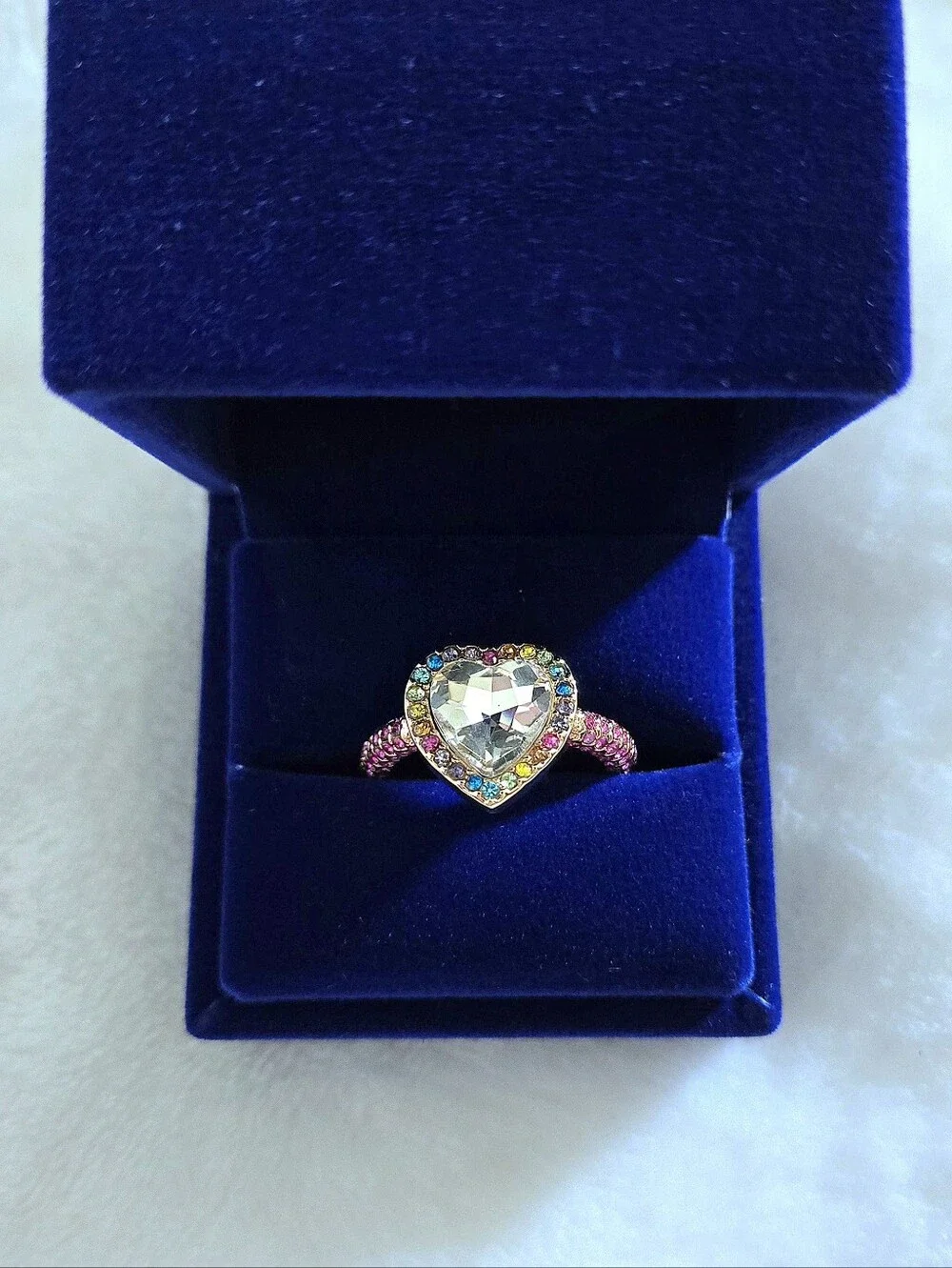 Kurt Geiger Multi Colored🌈 Crystals💎 Ring💍